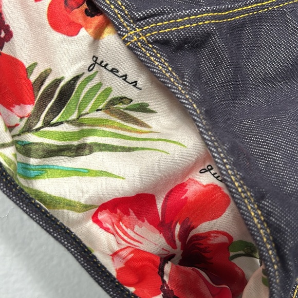 Guess Navy Soft Denim String Bikini size Large - Picture 9 of 9